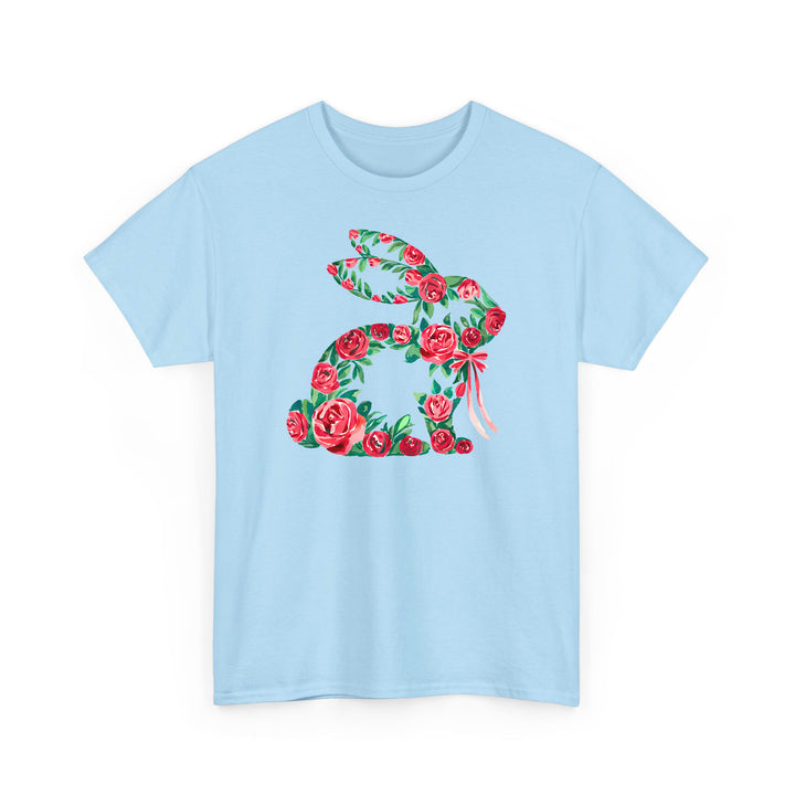 Osterhasen Shirt mit Blumen – Niedliches Hasen Motiv aus Wildblumen ????????-FaceeCo