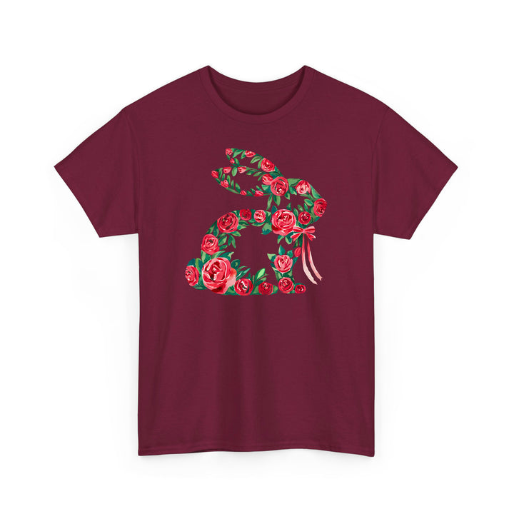 Osterhasen Shirt mit Blumen – Niedliches Hasen Motiv aus Wildblumen ????????-FaceeCo