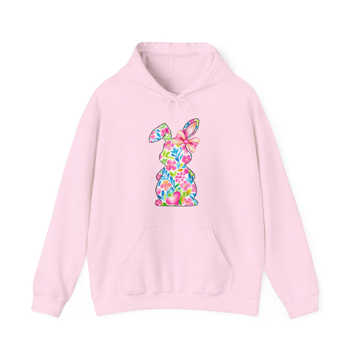 Floraler Oster-Hoodie mit Hasen aus Wildblumen – Perfekt für den Frühling-FaceeCo
