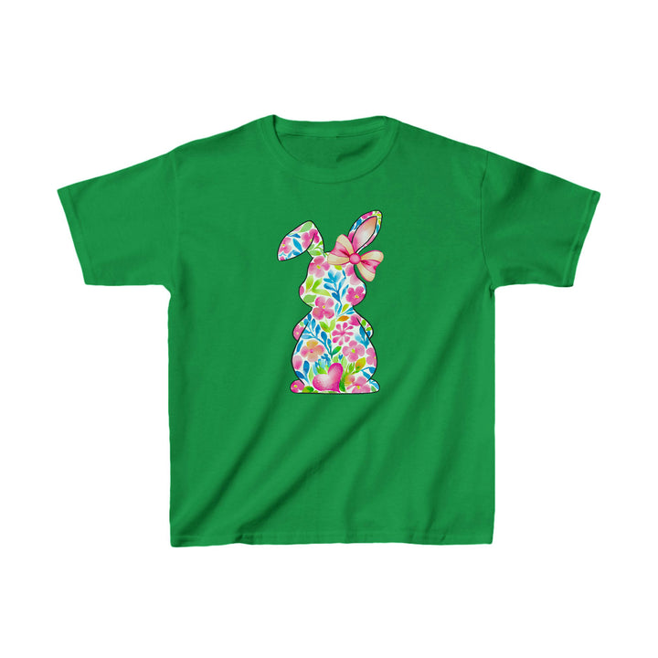 Niedliches Hasen-Shirt für Kinder – Wildblumen in Hasenform für Mädchen und Jungen-FaceeCo