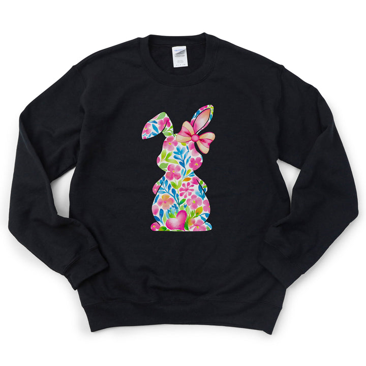 Kuscheliger Pullover mit Wildblumen-Hasen – Süß & gemütlich-FaceeCo