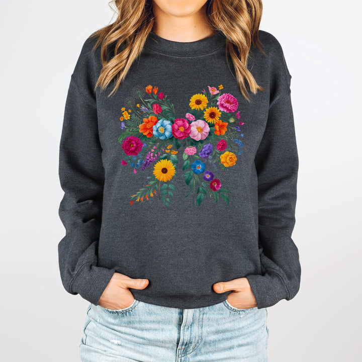 Kuscheliger Coquette-Pullover mit Wildblumen-Schleife – Romantisch & verspielt-FaceeCo