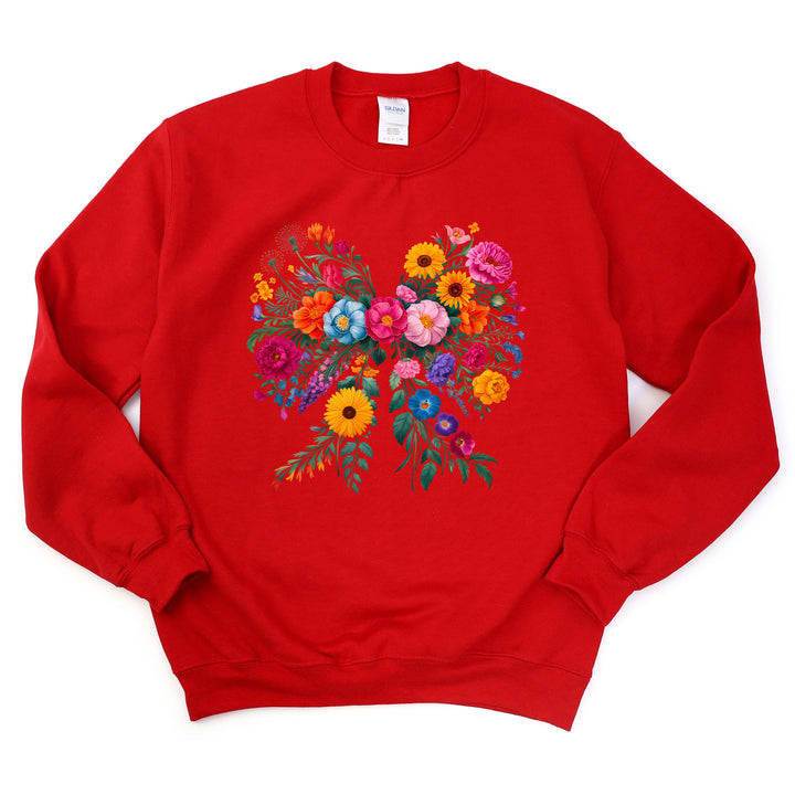 Kuscheliger Coquette-Pullover mit Wildblumen-Schleife – Romantisch & verspielt-FaceeCo
