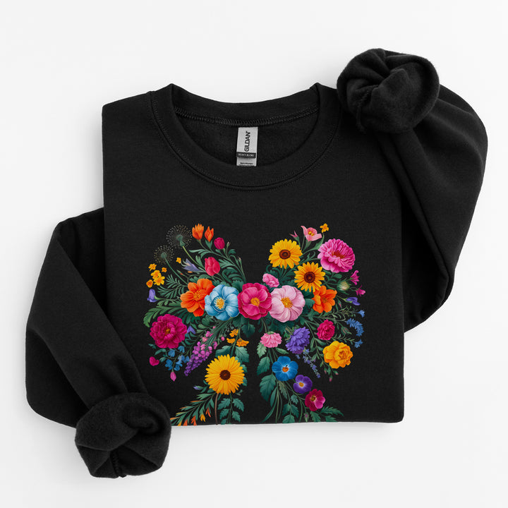 Kuscheliger Coquette-Pullover mit Wildblumen-Schleife – Romantisch & verspielt-FaceeCo