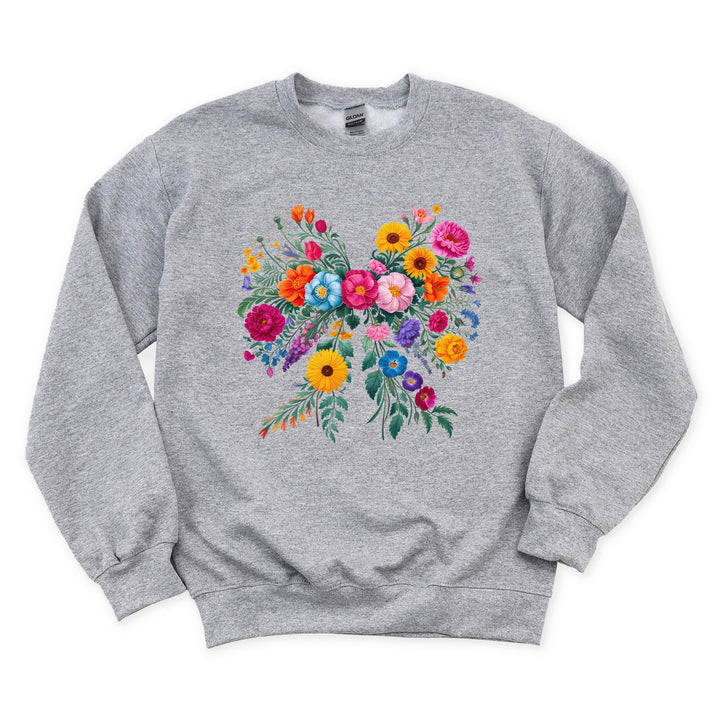 Kuscheliger Coquette-Pullover mit Wildblumen-Schleife – Romantisch & verspielt-FaceeCo