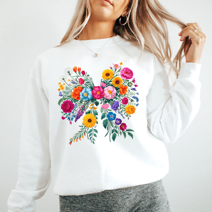Kuscheliger Coquette-Pullover mit Wildblumen-Schleife – Romantisch & verspielt-FaceeCo