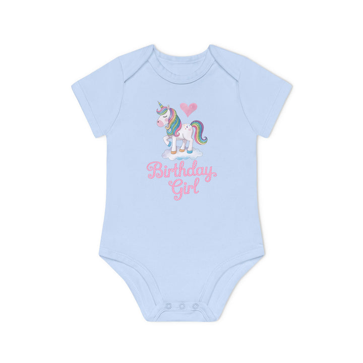 Süßes Einhorn Baby Body oder T-Shirt – 1. Geburtstag – Premium Bio-Baumwolle-FaceeCo