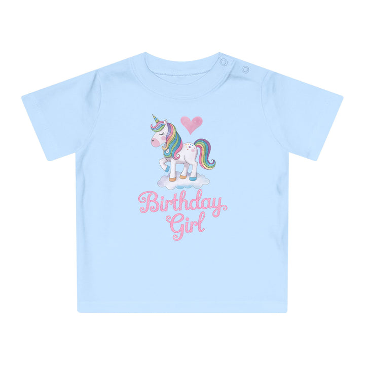 Süßes Einhorn Baby Body oder T-Shirt – 1. Geburtstag – Premium Bio-Baumwolle-FaceeCo