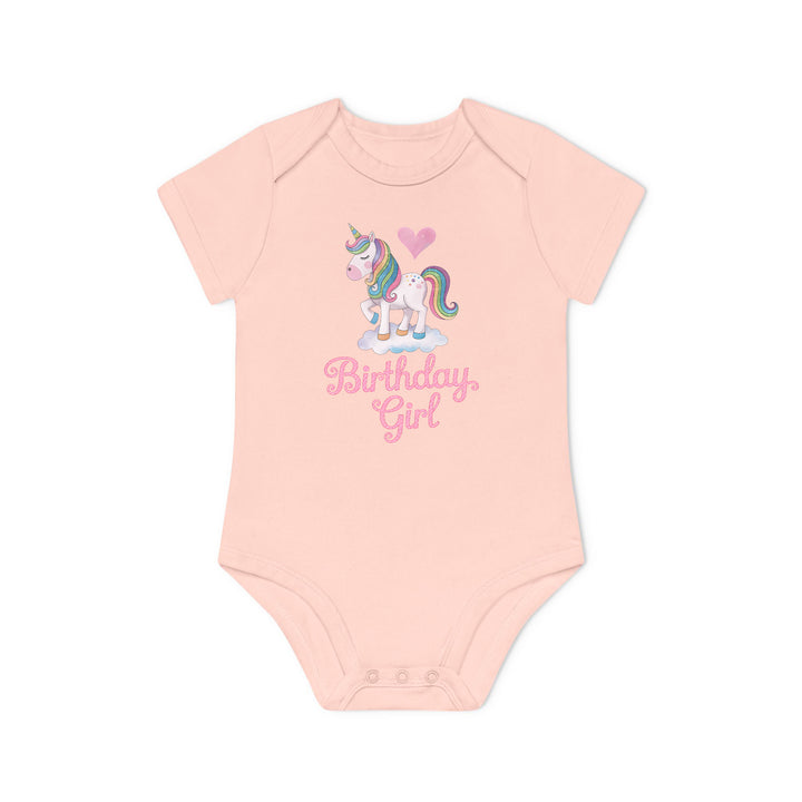 Süßes Einhorn Baby Body oder T-Shirt – 1. Geburtstag – Premium Bio-Baumwolle-FaceeCo