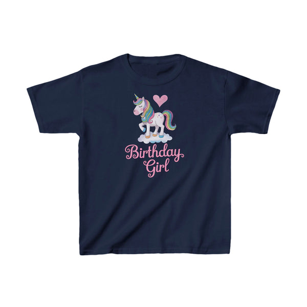 Einhorn Shirt für Geburtstagskind – Süßes Einhorn T-Shirt für Mädchen-FaceeCo