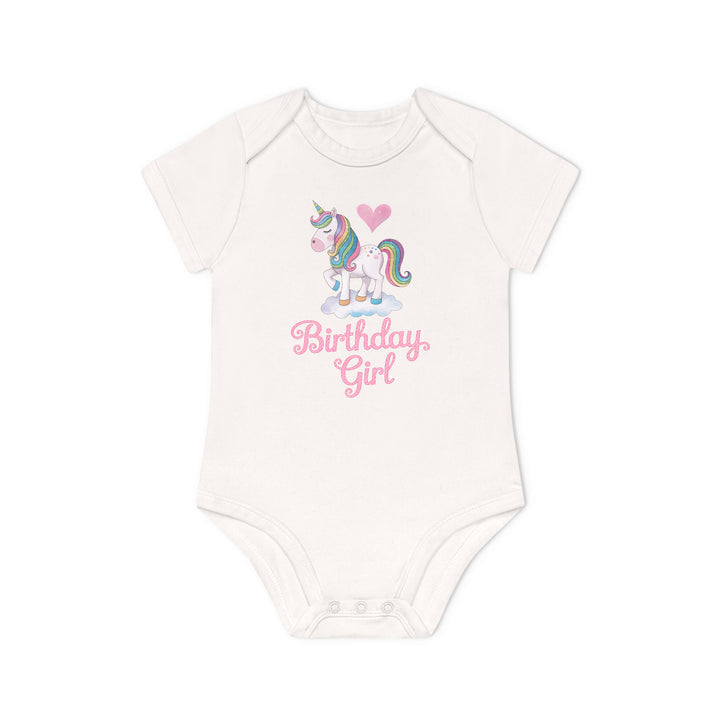 Süßes Einhorn Baby Body oder T-Shirt – 1. Geburtstag – Premium Bio-Baumwolle-FaceeCo