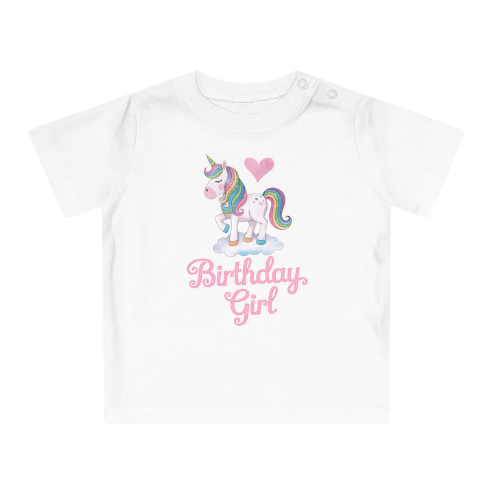 Süßes Einhorn Baby Body oder T-Shirt – 1. Geburtstag – Premium Bio-Baumwolle-FaceeCo