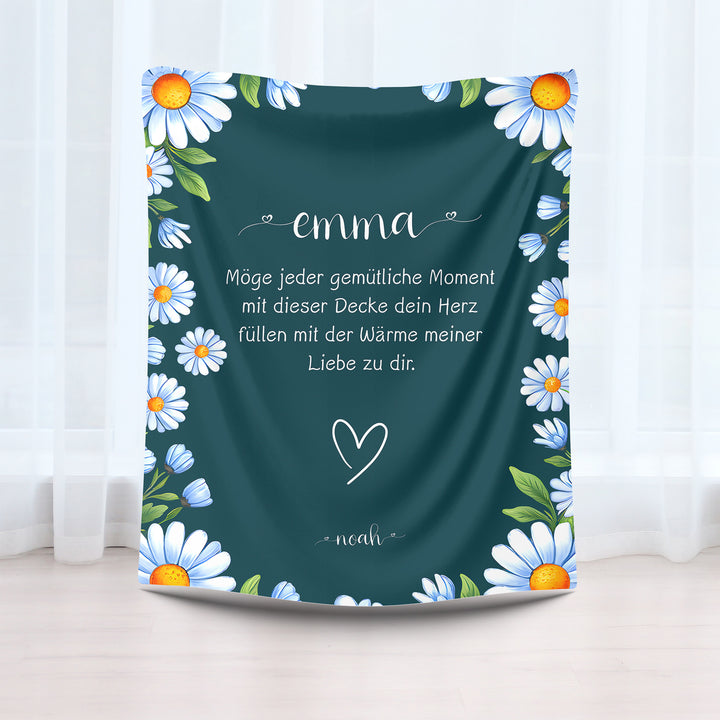 Kuscheldecke mit Namen – Einzigartig & Gemütlich-FaceeCo