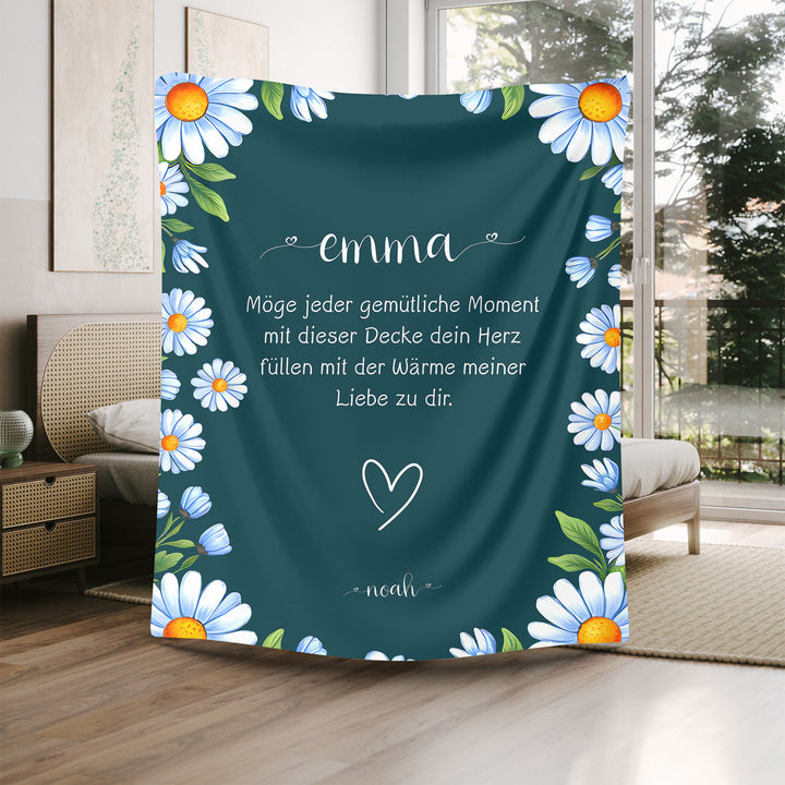 Kuscheldecke mit Namen – Einzigartig & Gemütlich-FaceeCo