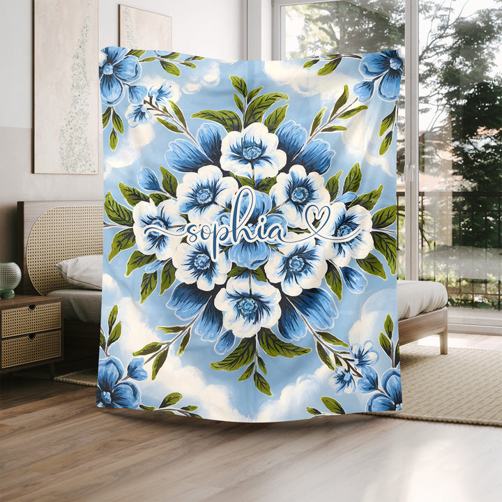 Kuscheldecke mit Namen – Perfekt für kalte Tage-FaceeCo