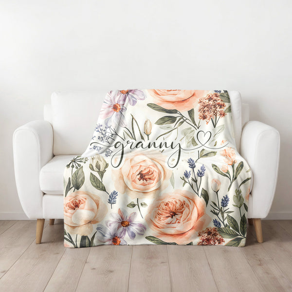 Personalisierte Decke für Oma – Perfektes Geschenk für jede Jahreszeit-FaceeCo