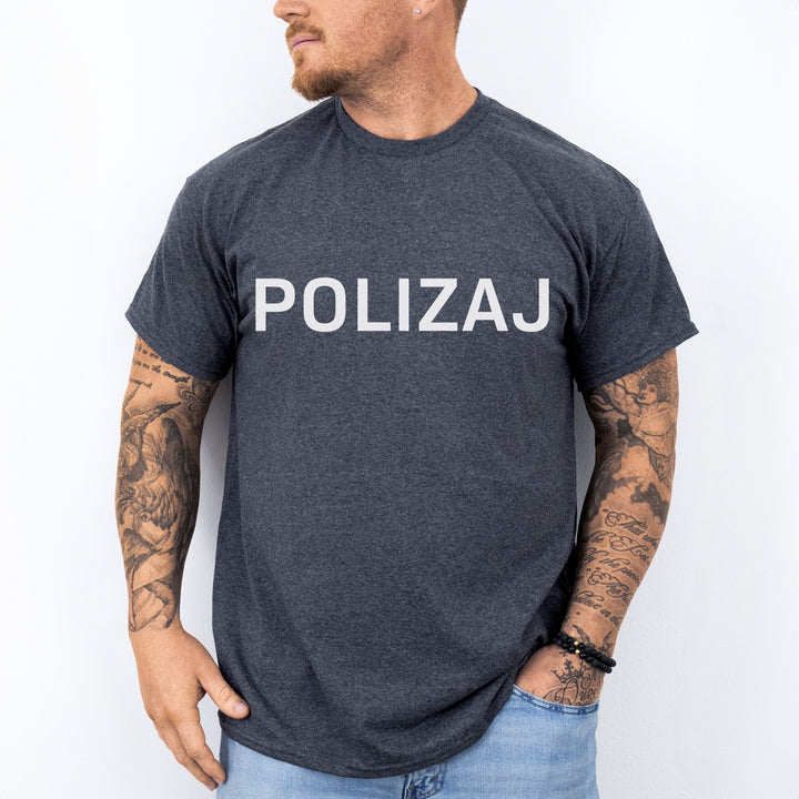 POLIZAJ Das lustige Polizei T-Shirt mit Augenzwinkern-FaceeCo