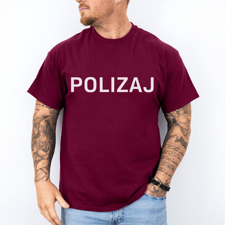 POLIZAJ Das lustige Polizei T-Shirt mit Augenzwinkern-FaceeCo