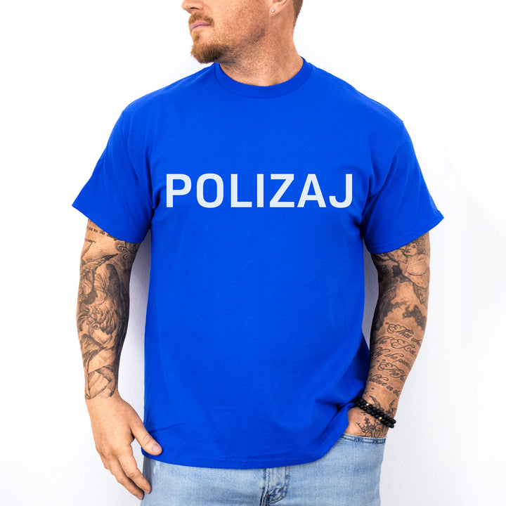 POLIZAJ Das lustige Polizei T-Shirt mit Augenzwinkern-FaceeCo