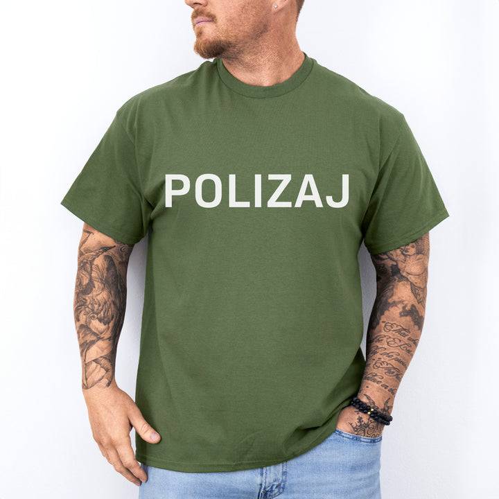 POLIZAJ Das lustige Polizei T-Shirt mit Augenzwinkern-FaceeCo