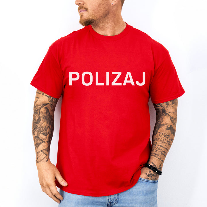 POLIZAJ Das lustige Polizei T-Shirt mit Augenzwinkern-FaceeCo