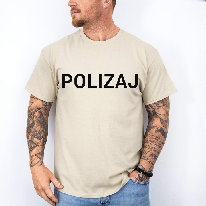 POLIZAJ Das lustige Polizei T-Shirt mit Augenzwinkern-FaceeCo