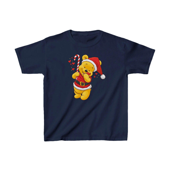 Bär als Weihnachtsmann Kinder-Shirt | Niedliches Feiertags T-Shirt für Kinder-FaceeCo