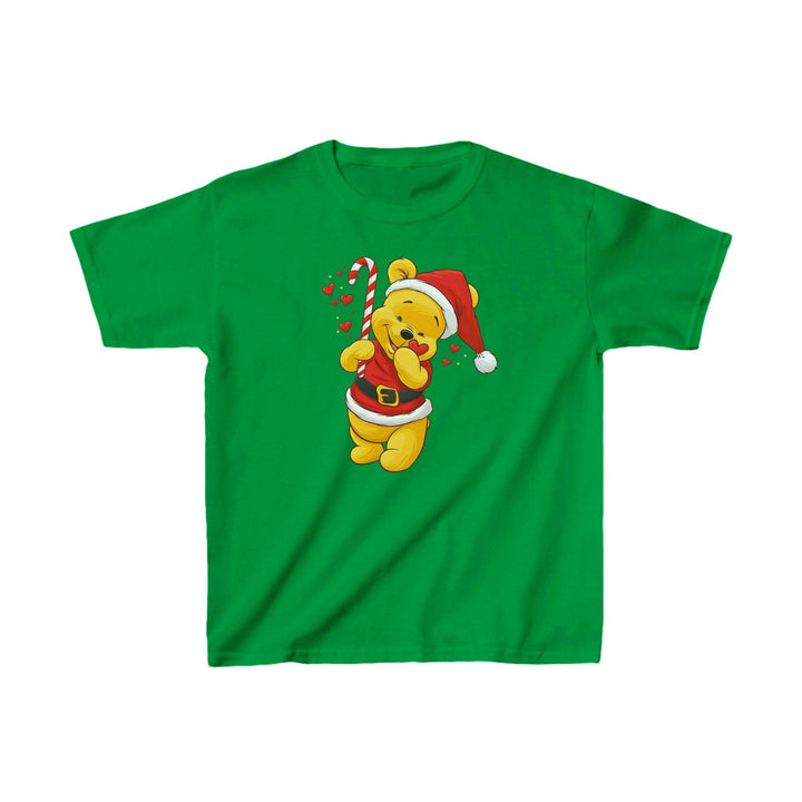 Bär als Weihnachtsmann Kinder-Shirt | Niedliches Feiertags T-Shirt für Kinder-FaceeCo