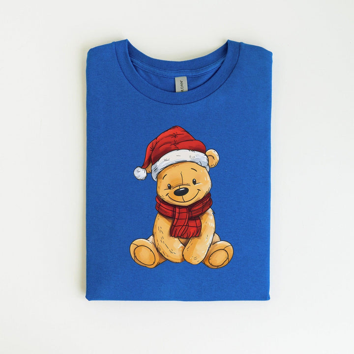 Bärchen Unisex Baumwoll-T-Shirt | Süßes T-Shirt mit einem freundlichen, gelben Bären-FaceeCo