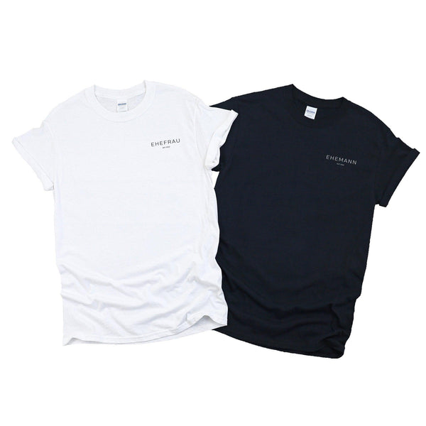 T-Shirt Ehefrau & Ehemann Personalisiert-FaceeCo
