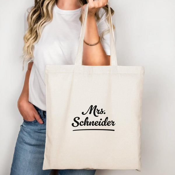 Baumwolltasche für die Braut-FaceeCo