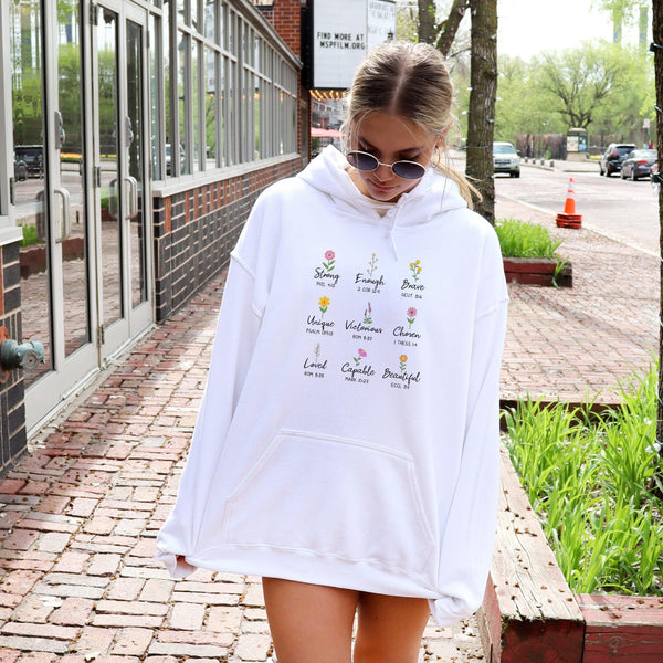 Bibelvers Kapuzenpullover | Glaubens-Kapuzenpullover-FaceeCo