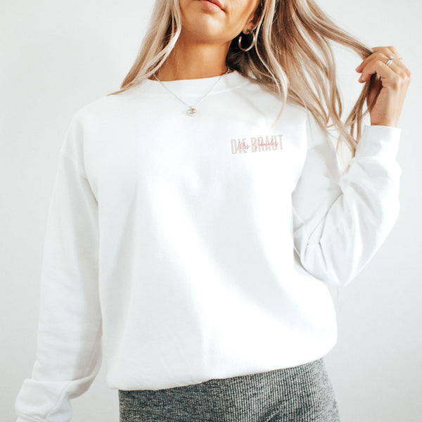 Individuell personalisierter Braut Pullover für den JGA – mit Namen-FaceeCo