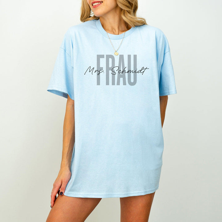 Braut T-Shirt JGA personalisiert mit Namen-FaceeCo