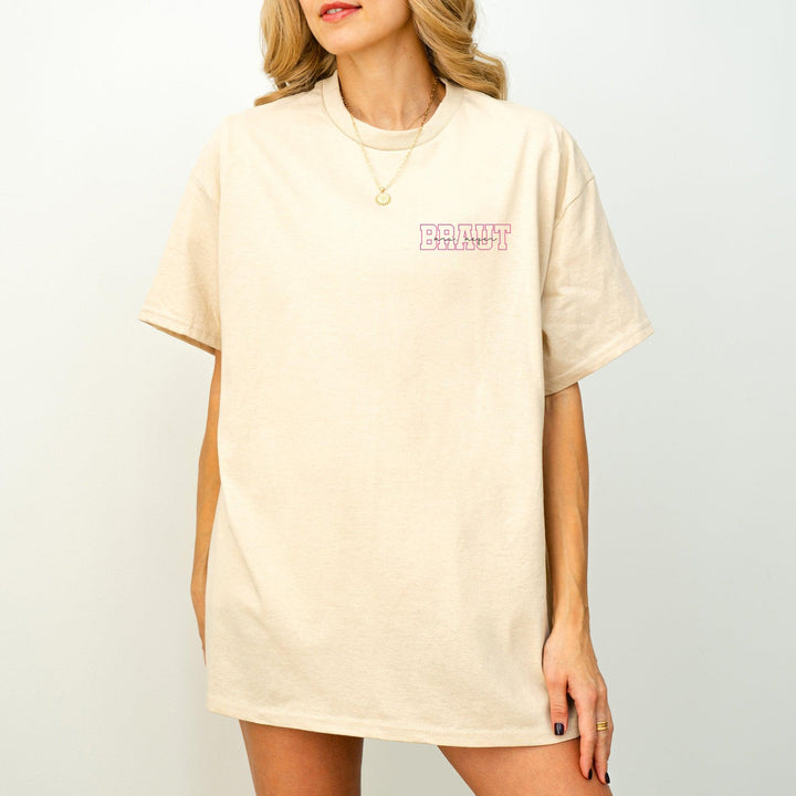 Braut-T-Shirt mit personalisiertem Namen | Perfektes Hochzeitsgeschenk-FaceeCo