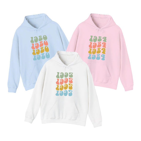 Jahreszahl Hoodie Personalisiert-FaceeCo