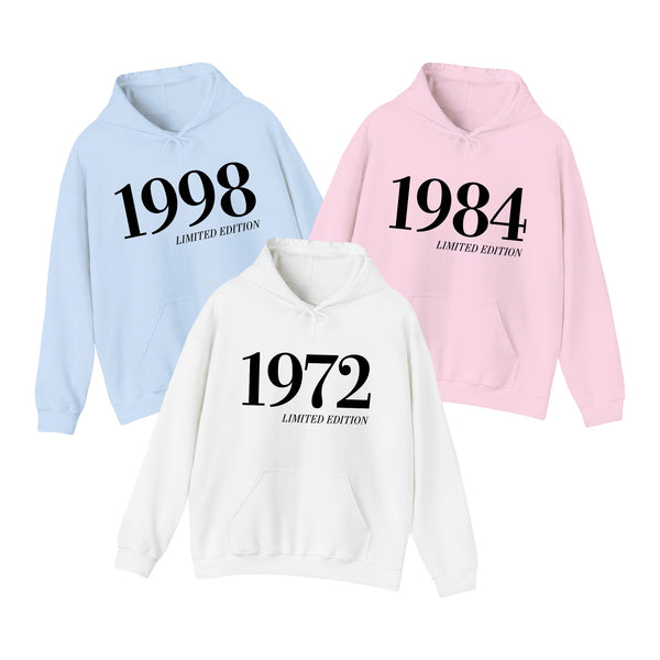 Personalisierte Jahr Hoodie-FaceeCo