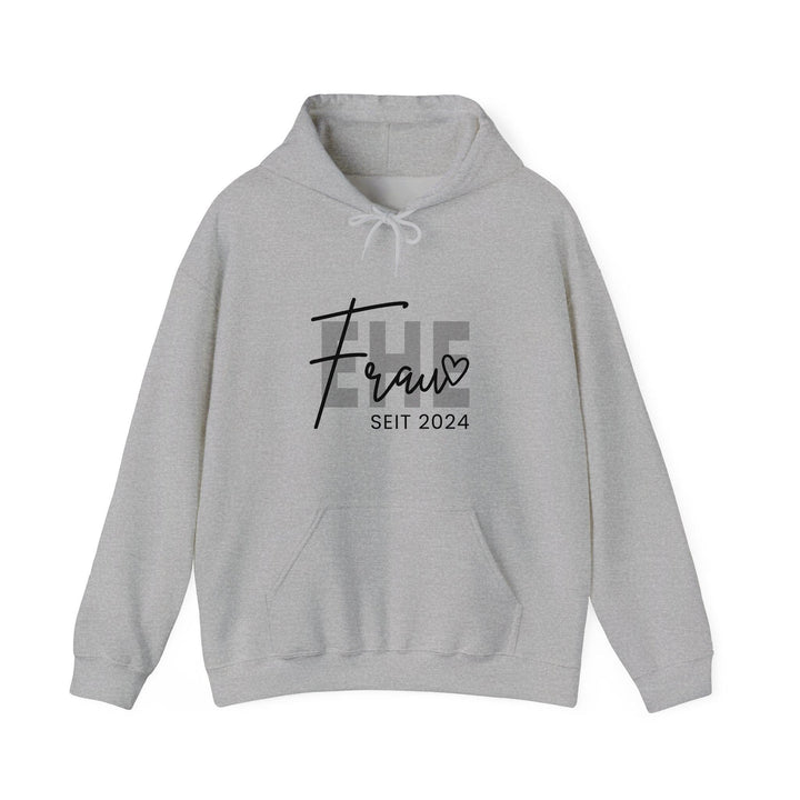 Ehefrau seit Hoodie | Personalisierter Kapuzenpulli für Ehefrau-FaceeCo
