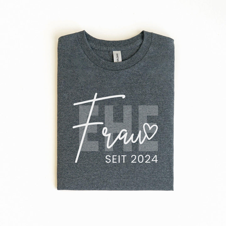 Ehefrau Seit T-shirt personalisiert mit Jahreszahl-FaceeCo