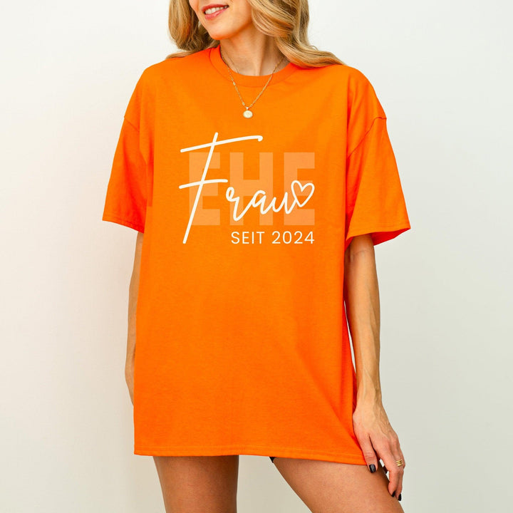 Ehefrau Seit T-shirt personalisiert mit Jahreszahl-FaceeCo