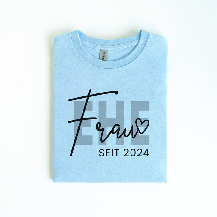 Ehefrau Seit T-shirt personalisiert mit Jahreszahl-FaceeCo