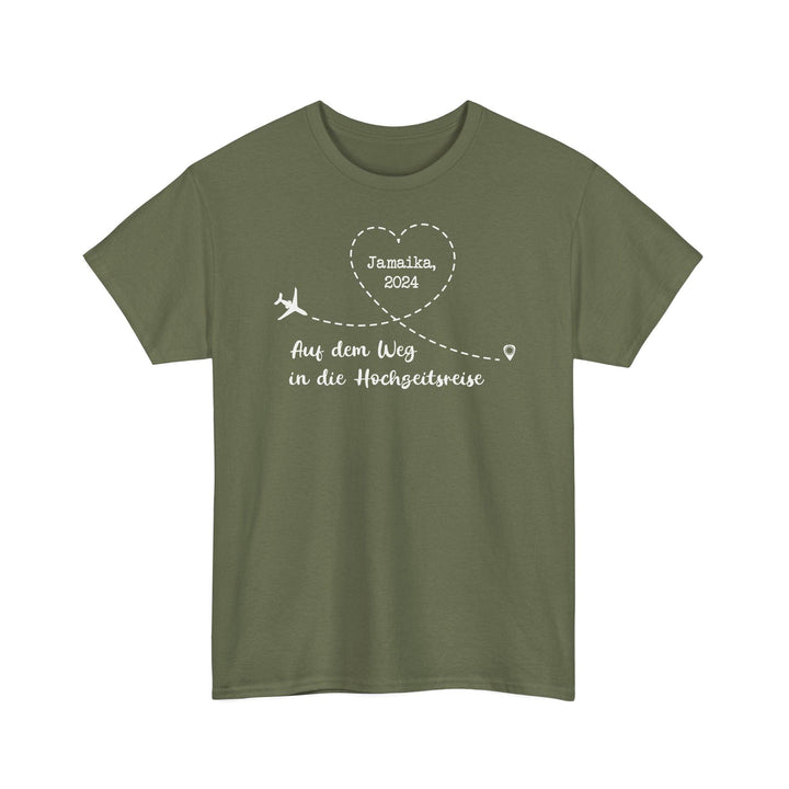 Individuelles T-Shirt für das Hochzeitspaar – perfekt für die Flitterwochen-FaceeCo