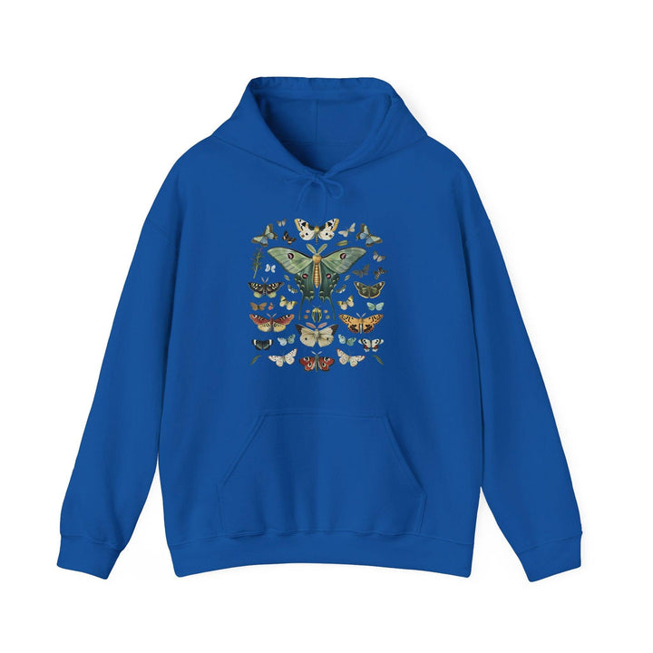 Gemütlicher Luna-Motte Kapuzenpullover | Schmetterlings Hoodie-FaceeCo