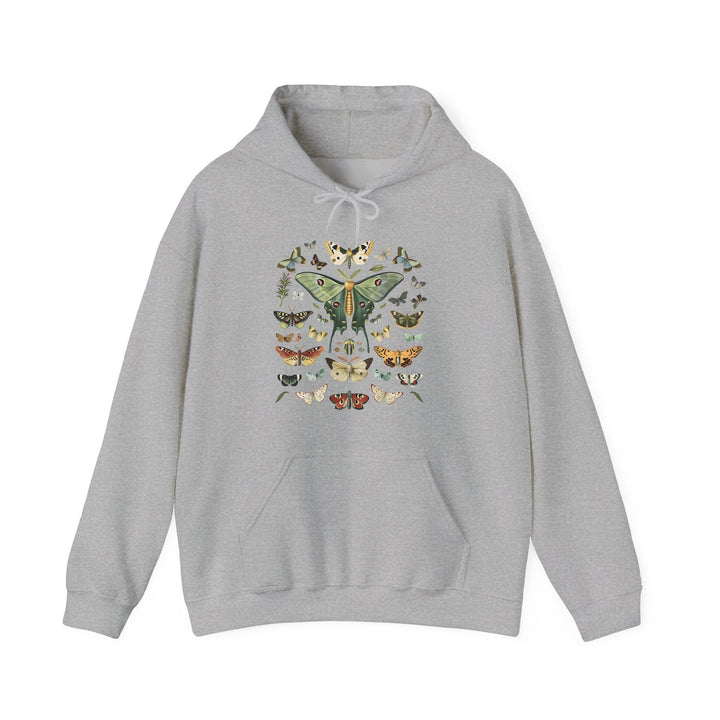 Gemütlicher Luna-Motte Kapuzenpullover | Schmetterlings Hoodie-FaceeCo
