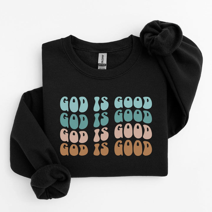 Gott Pullover | Christlicher Glaubens Pullover "God Is Good"-FaceeCo