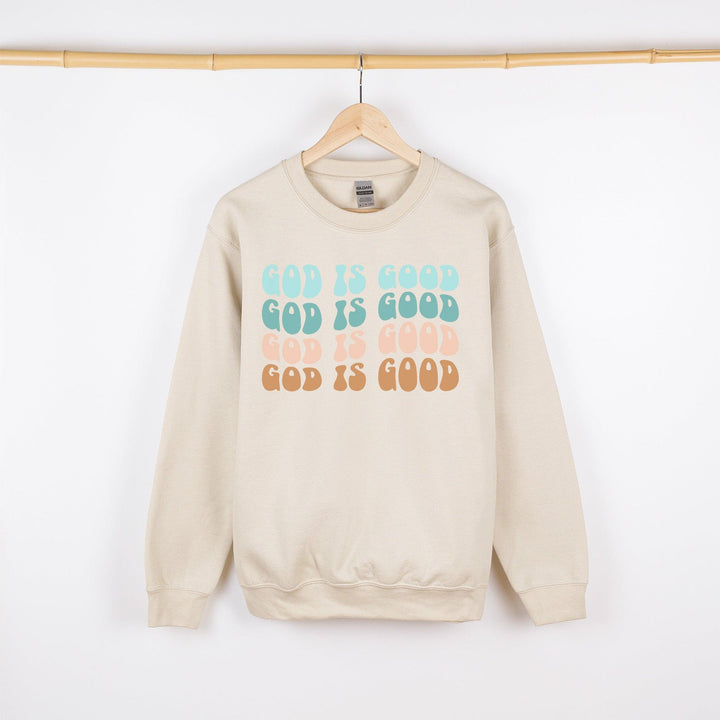 Gott Pullover | Christlicher Glaubens Pullover "God Is Good"-FaceeCo