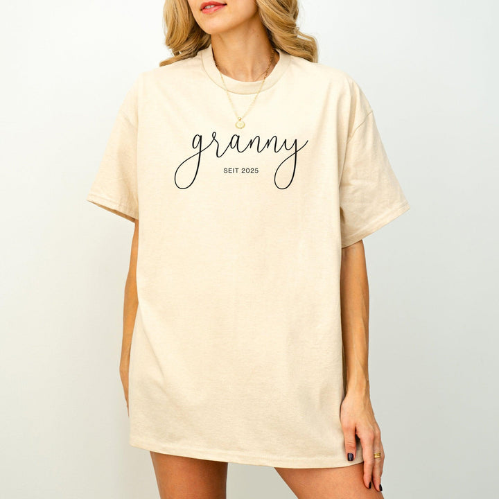 "Granny seit..." T-Shirt | Individuelles Oma T-Shirt-FaceeCo
