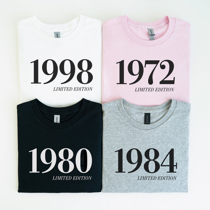 Personalisierte Jahr T-Shirt-FaceeCo