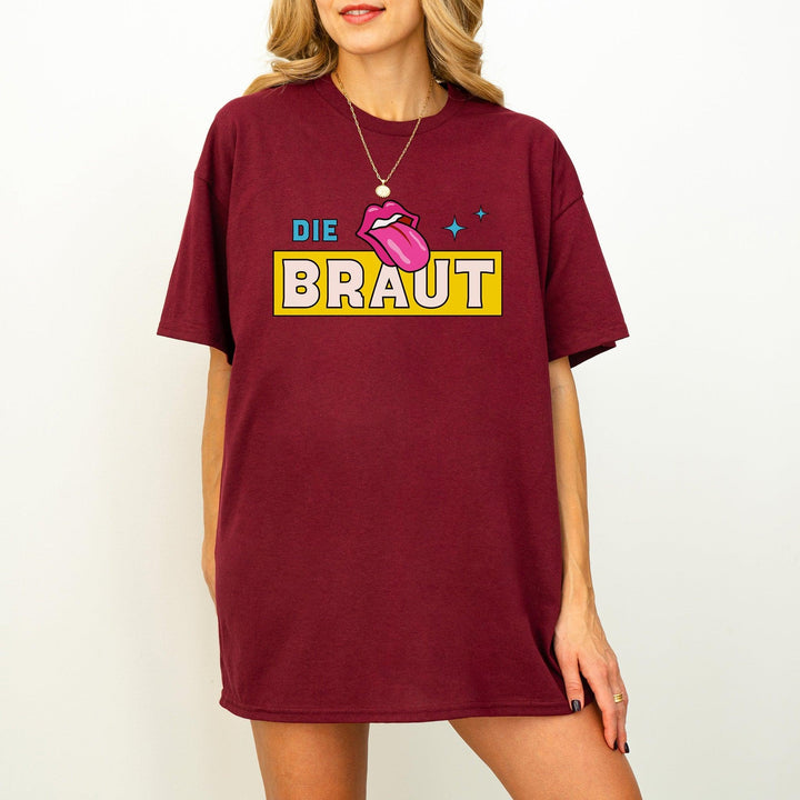 Junggesellinnenabschied-T-Shirt für die Braut | Personalisiertes JGA T-Shirt-FaceeCo
