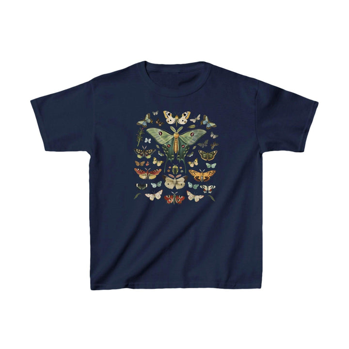 Kinder Luna-Motte T-Shirt | Schmetterlings-Shirt für Kinder-FaceeCo